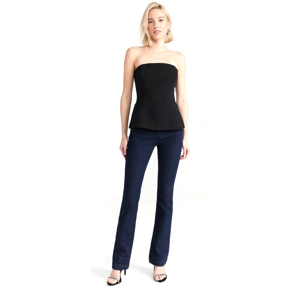 NEW VERONICA BEARD BLACK STRAPLESS TOP - Picture 11 of 11